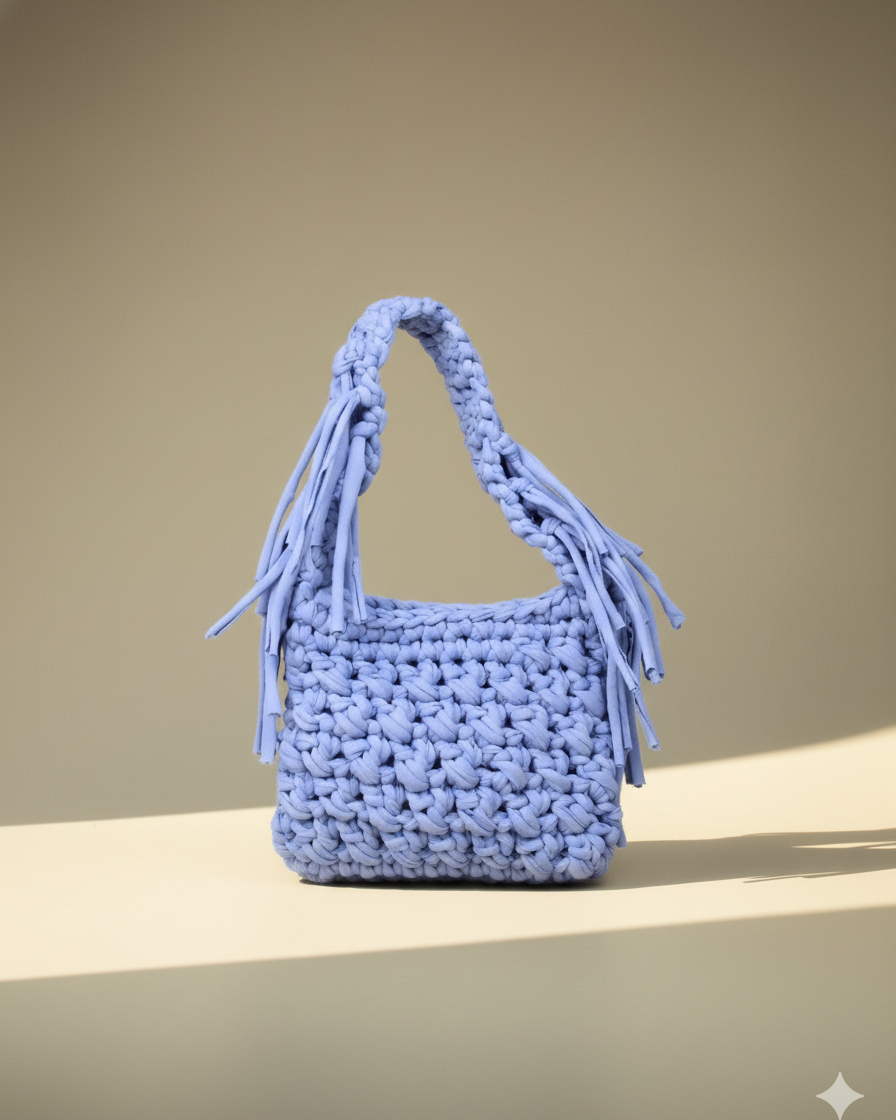 Bolso crochet drap