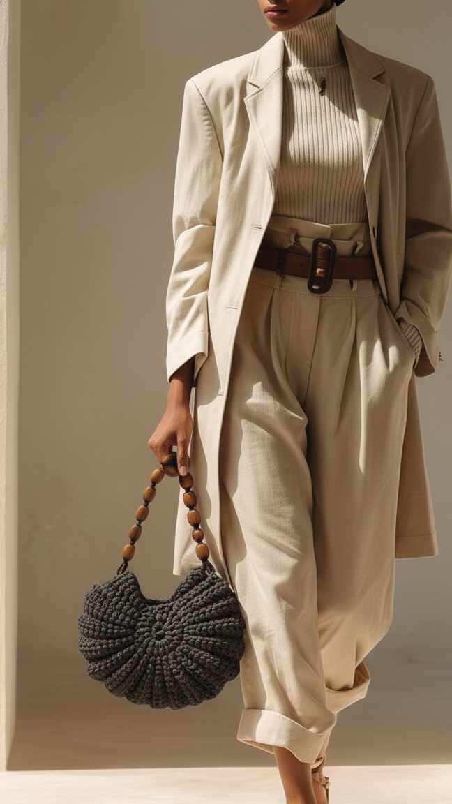 Bolso crochet Concha