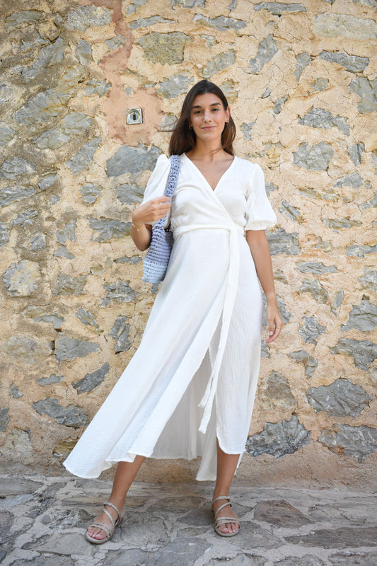 Salsa maxi long cotton dress