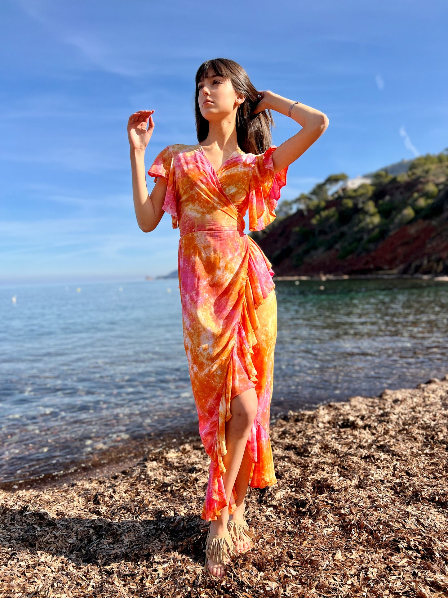 Vestido Tie Dye largo